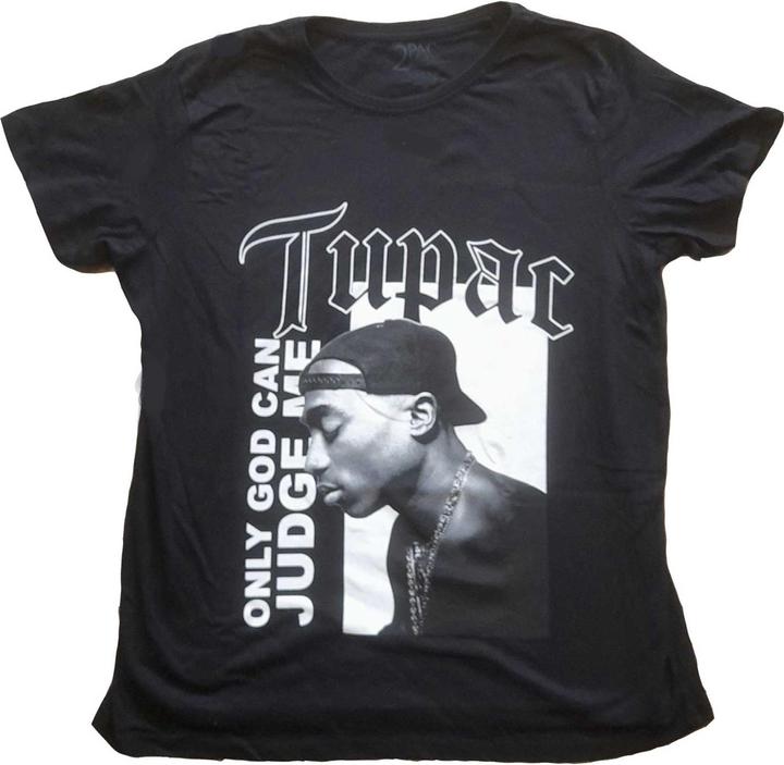 Produktbild Tupac Only God Text (Girlie) (3XL)