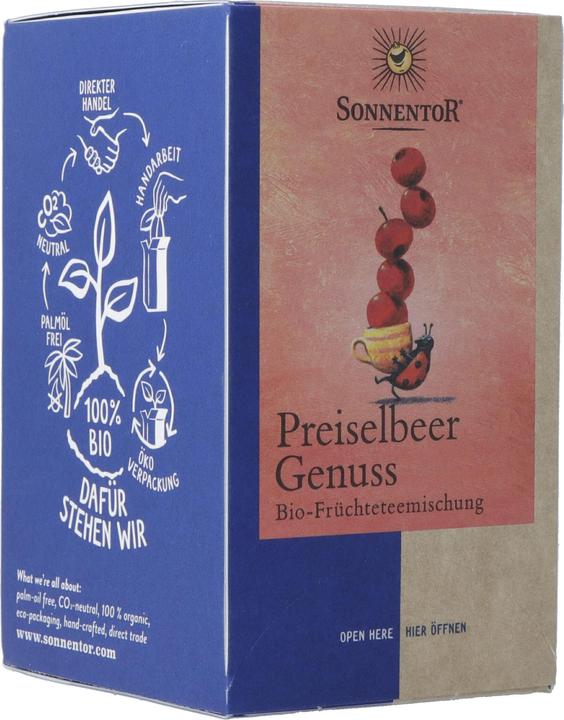 Produktbild Sonnentor Preiselbeer Genuss Tee (2.50 g)