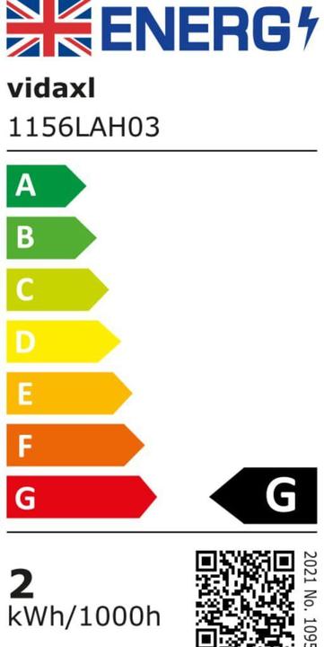 Energie-Label VidaXL Edvige (E27)