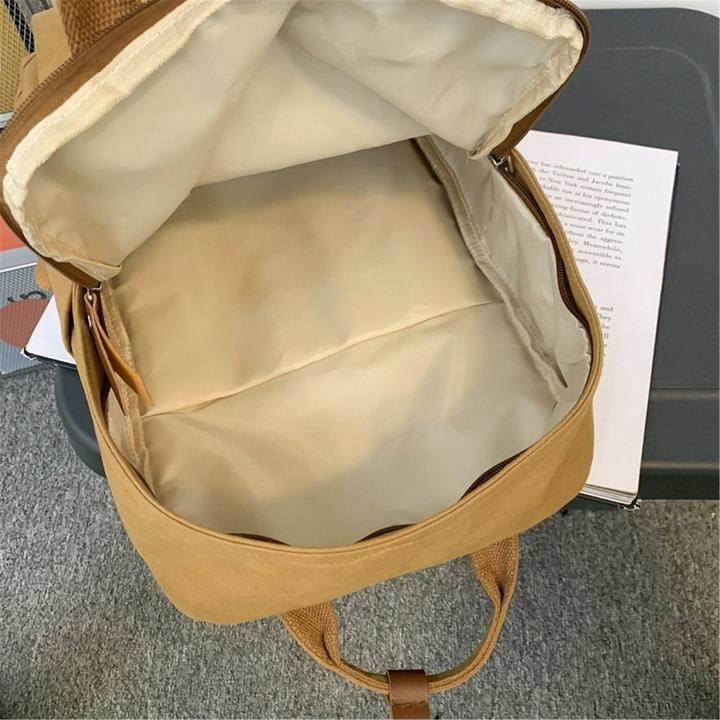 Immagine prodotto Only-Bags.Store Zaino vintage ad alta capacità, borsa per laptop, zaino in tela, zaino per la scuola superiore