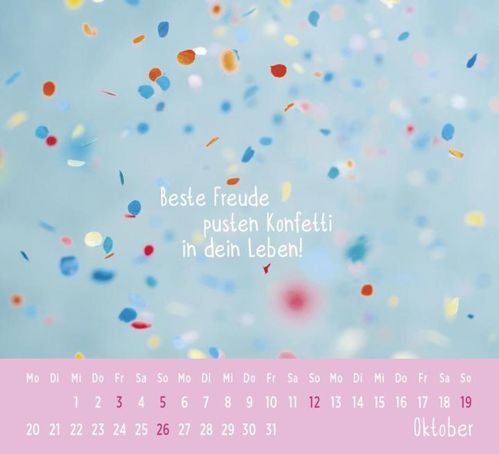 Produktbild Mini-Kalender 2025: Der kleine Freundschaftskalender (Harter Einband, Deutsch)