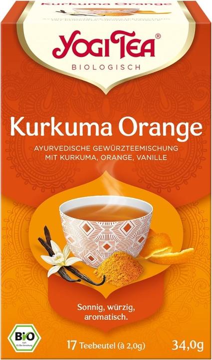 Actual product image Yogi Tea Turmeric Orange, Tea Aufgu.3003 (34 g)