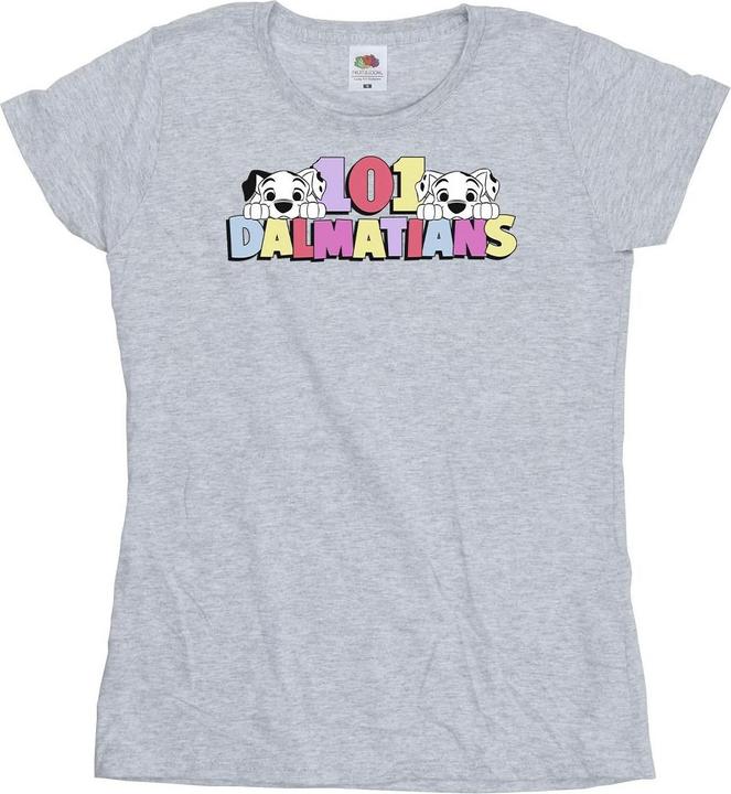 Actual product image Disney Womens/Ladies 101 Dalmatians Multi Colour Cotton T-Shirt (S)