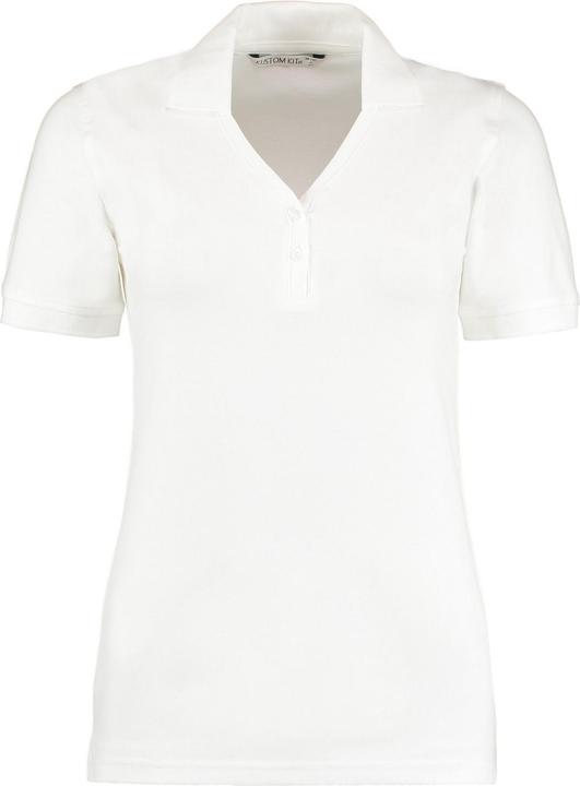 Kustom Kit Sophia Poloshirt VAusschnitt