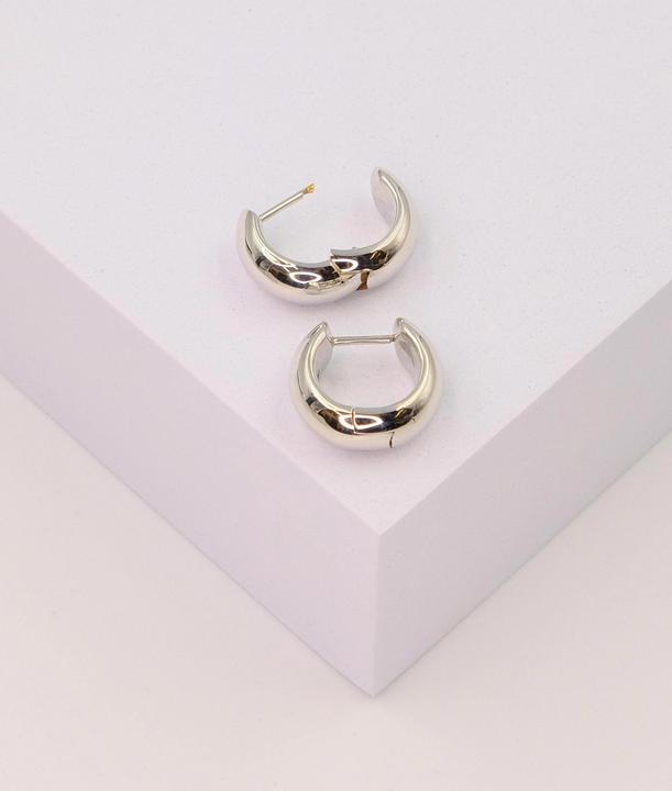 Produktbild Muau Creolen (750/18K Weissgold)