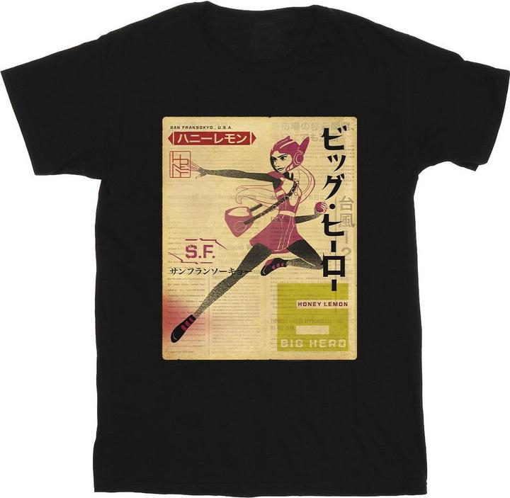Image du produit Disney - T-shirt BIG HERO BAYMAX HONEY LEMON NEWSPAPER - Garçon (152, 158)