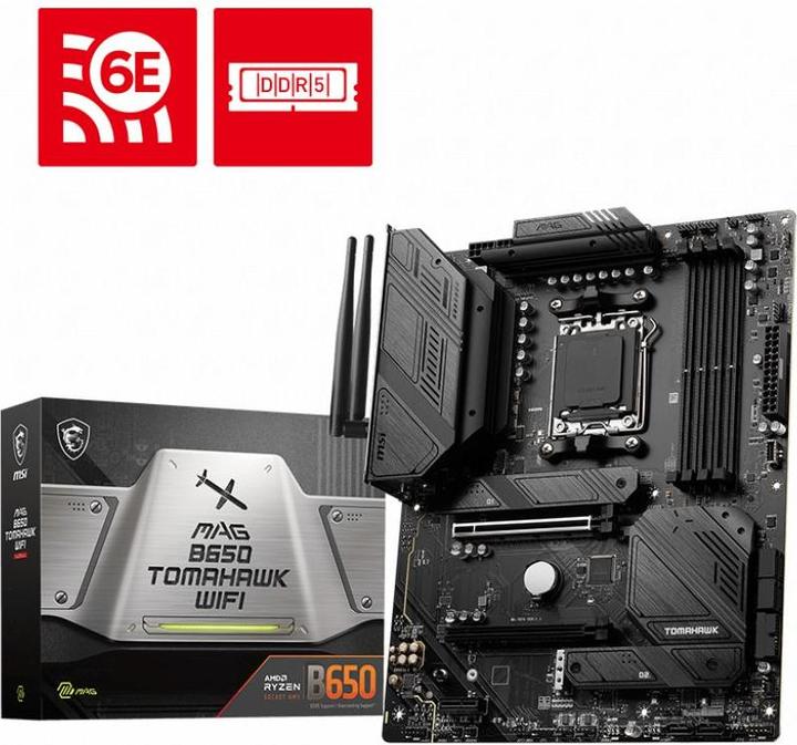 Actual product image MSI MAG B650 TOMAHAWK WIFI (AM5, AMD B650, ATX)