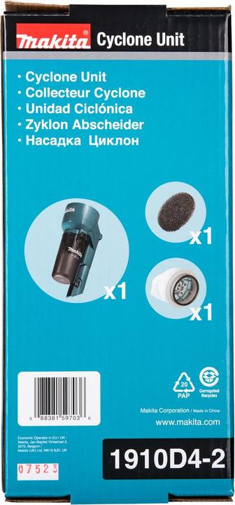 Produktbild Makita Zyklon-Abscheidereinheit » 1910D4-2 « Umrüstkit