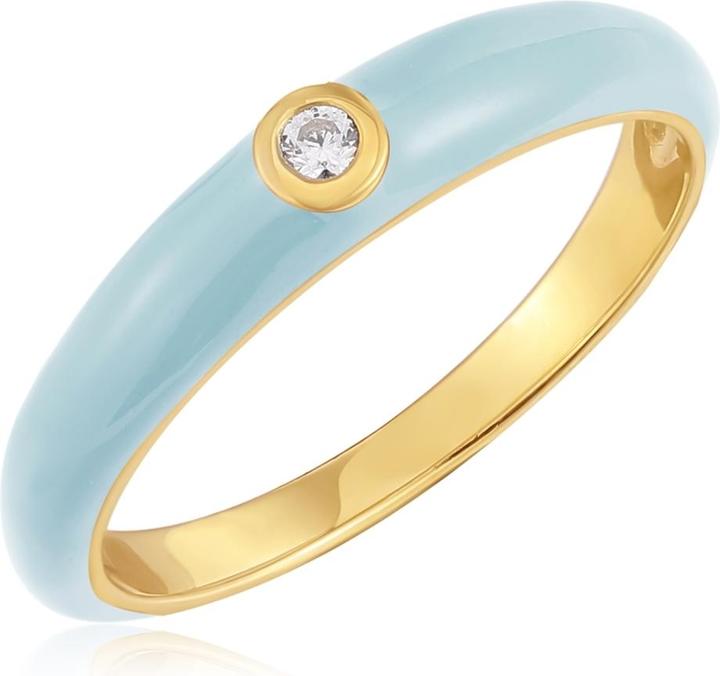 Glanzstücke München Damen Sterling Silber Zirkonia Gelbgold - 33858