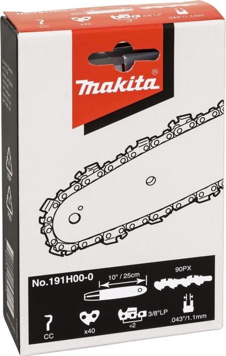 Produktbild Makita Sägekette 25cm 1,1mm 3/8 (Kettensäge, Sägekette)