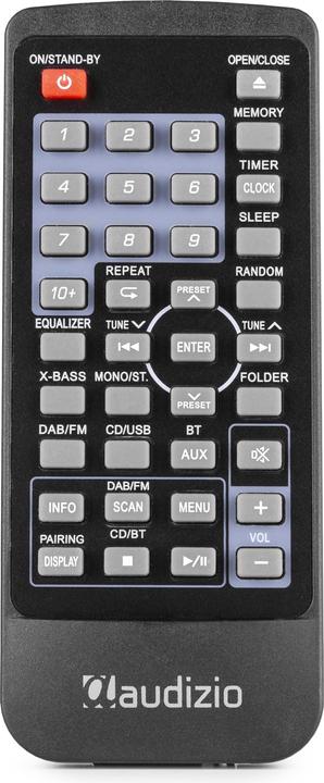 Produktbild Audizio Radio/CD-Player Prato Schwarz (FM, DAB+, Bluetooth)