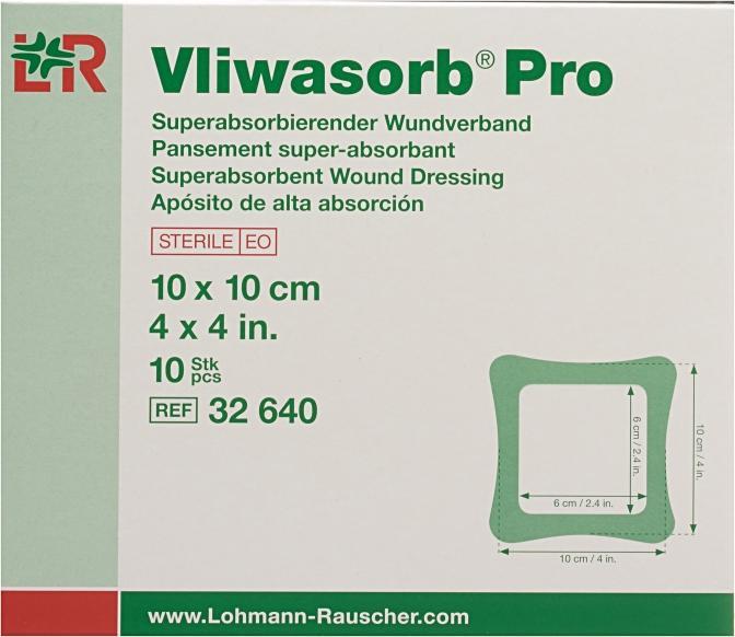 Produktbild Lohmann & Rauscher Pro Superabsorbierender Wundverband 10x10cm (10 x)