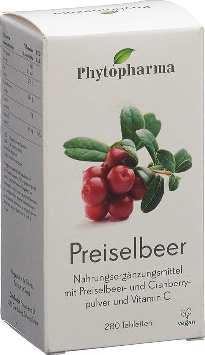Actual product image Phytopharma Cranberry (280 Piece, Pills, 140 g)