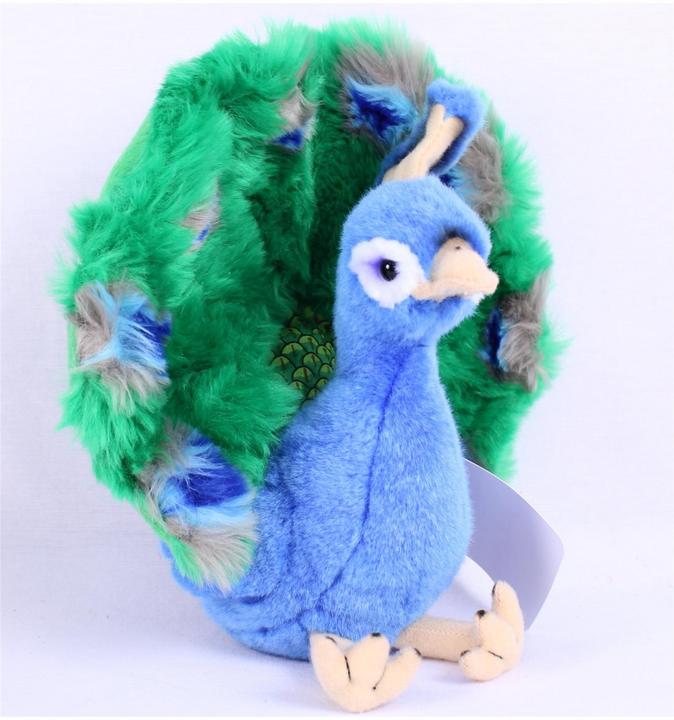 Produktbild Uniring Plüsch Pfau (24 cm)