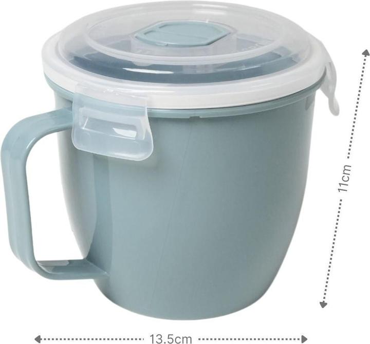 Immagine prodotto Hobby Mikrowellen-Tasse mit Henkel Mikrowellen-Becher Lunchbecher Suppen-Mug (620 ml, 1 x)