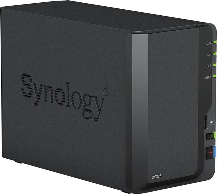 Actual product image Synology DS223 (2 x 6 TB, Synology HAT 33xx)