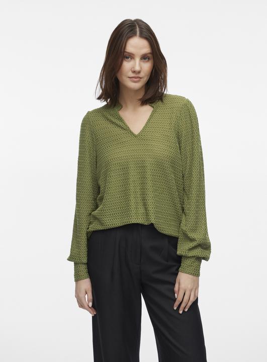 Actual product image Vila V-neck top with long sleeves (L)