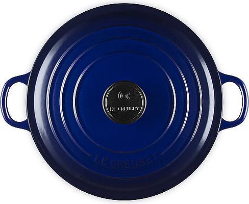 Actual product image Le Creuset TRADITION Indigo roaster (24 cm, Casserole + Stewpot, Cast iron)