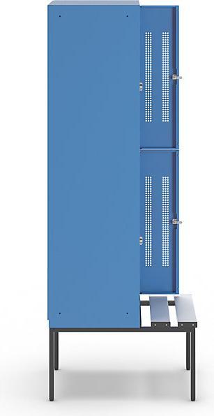 Produktbild Wolf Halbhoher Garderobenschrank mit Sitzbankuntergestell (60 cm, 214 cm)
