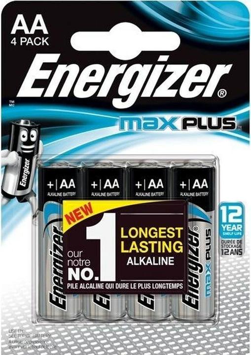 Produktbild Energizer Max Plus Alkaline (4 Stk., AA, 2800 mAh)