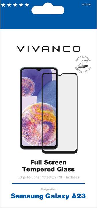 Actual product image Vivanco 2.5D FullScreen Protective Glass for Samsung Galaxy A23 (1 Piece, Samsung Galaxy A23)