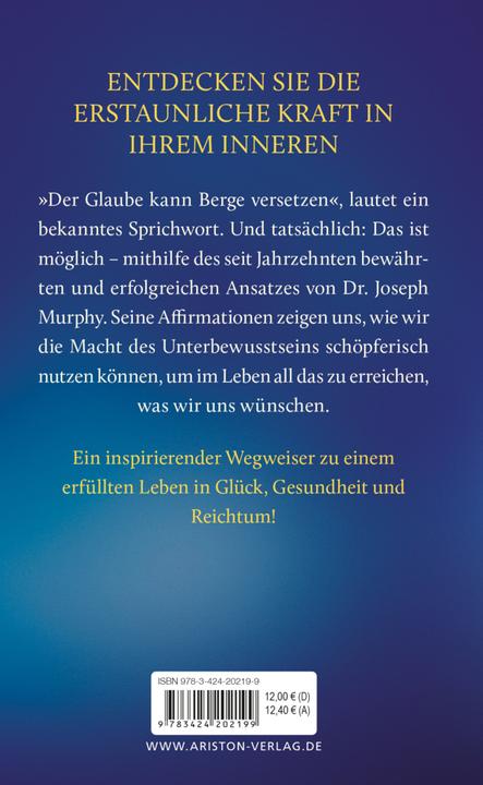 Produktbild Ariston Die Macht Ihres Unterbewusstseins (Deutsch, Joseph Murphy, 2019)