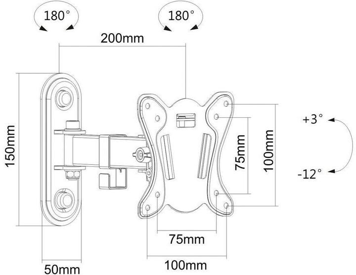 Actual product image Purelink PM-FM11-100 (Wall, 27", 25 kg)