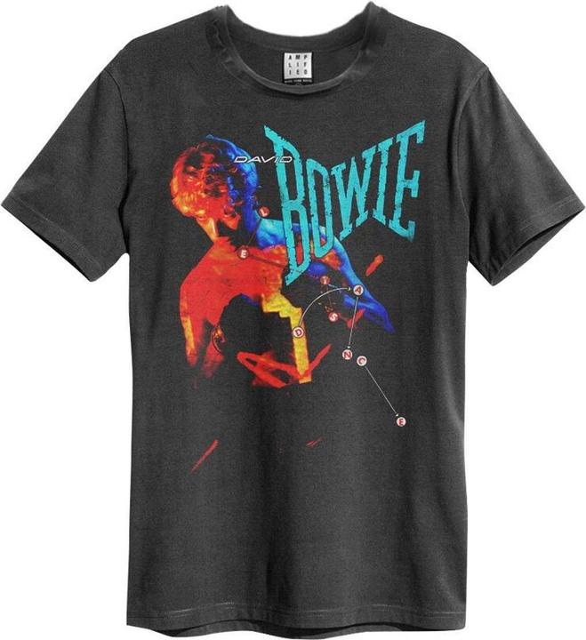 Actual product image Amplified Unisex Adult Let's Dance David Bowie T-Shirt (S)