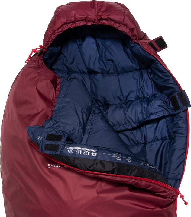 Image du produit Deuter Shadow -3&deg  Sac de couchage momie (Couleur : 5322 maron/navy, fermeture éclair à gauche) (180 cm)