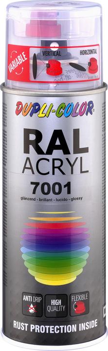 Immagine prodotto Dupli-Color Vernice acrilica lucida RAL 7001 grigio argento (Grigio argento, 0.40 l)