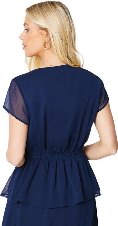 Actual product image Principles Womens/Ladies Mock Wrap Petite Top (42 D)