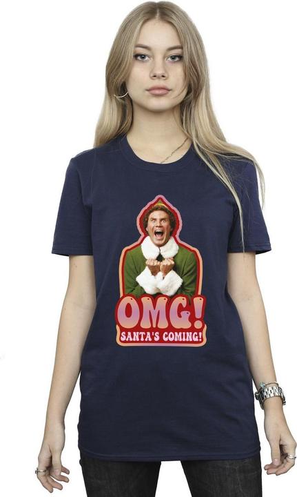 Image du produit Elf - T-shirt SANTA'S COMING - Femme (L)
