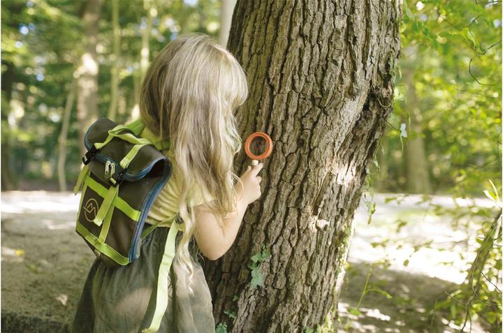 Actual product image small foot Discover" backpack