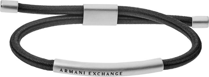 Actual product image Armani Exchange Fashion menÌs bracelet with steel clasp AXG0041040 (23 cm, Stainless steel, Miscellaneous)