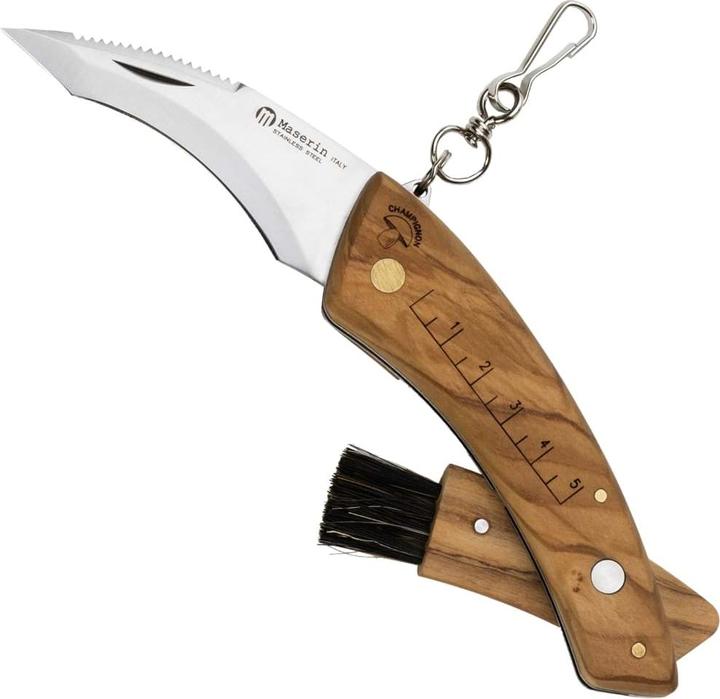 Immagine prodotto Maserin Coltello per funghi in legno d'ulivo (8.50 cm)