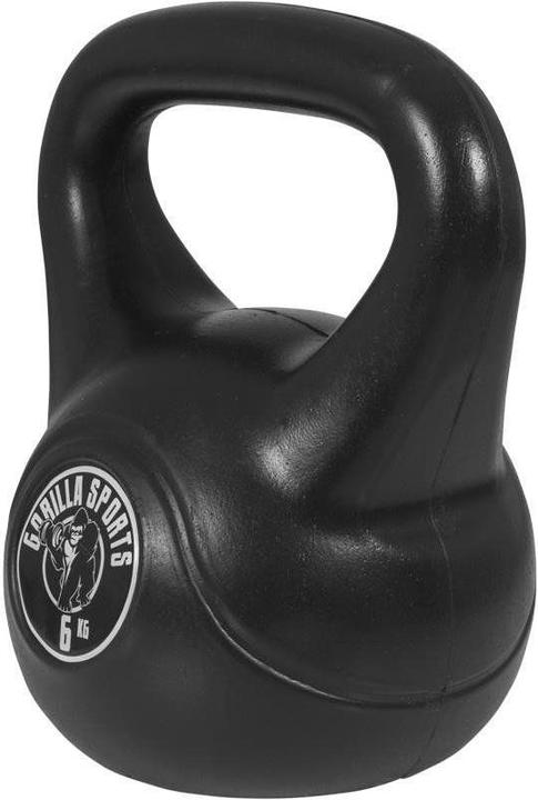 Produktbild Gorilla Sports Kettlebell Cement (1 x 6 kg)