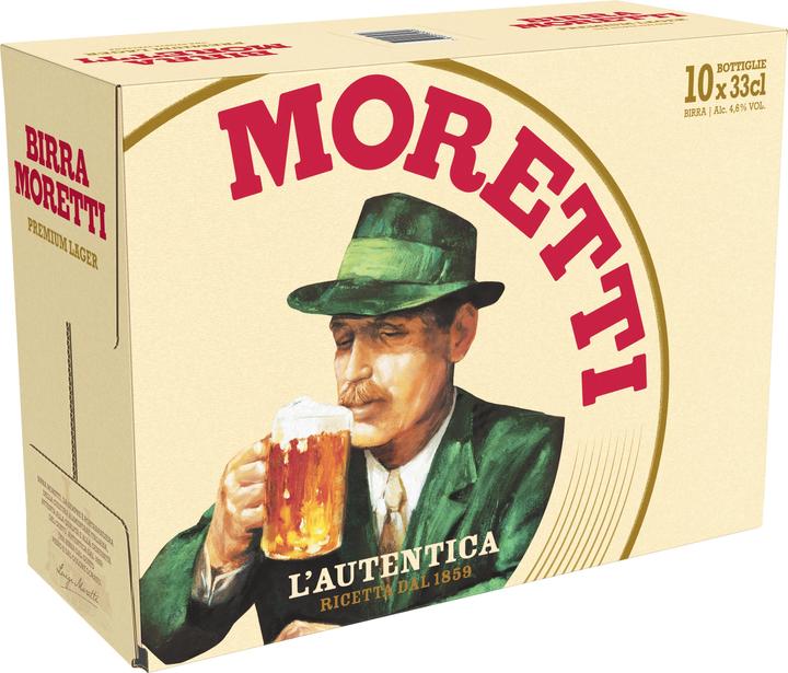 Birra Moretti 33 cl 4.6% EW 10 Pack (10 x 33 cl)