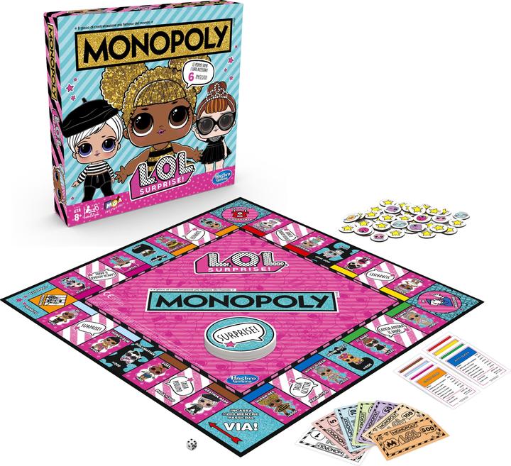 Actual product image Monopoly LOL Surprise! (Italian)