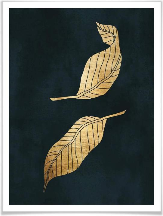 Actual product image Trenddeko Golden leaves (120 x 150 cm)