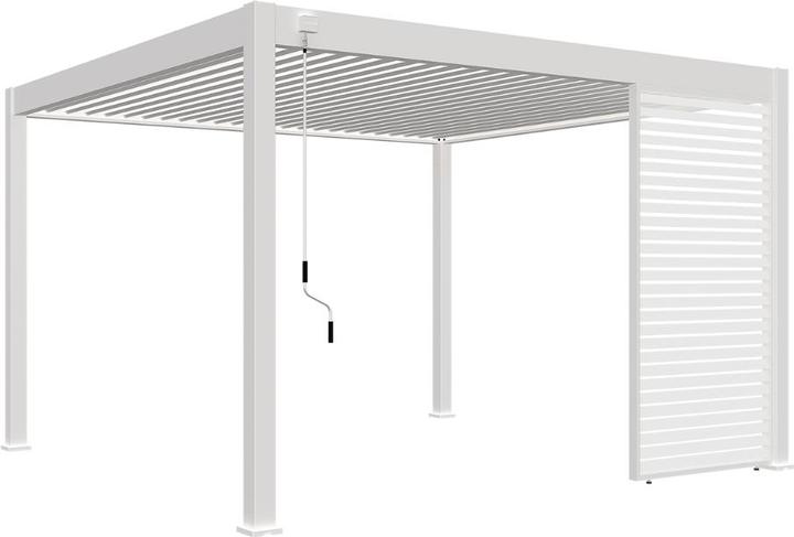 Actual product image Ventaris Horizontal slatwall 1.23m polar white (6 cm, 123 cm)