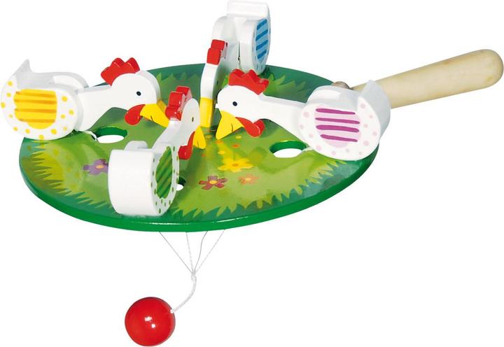 Actual product image Goki Pecking chicken game (German)