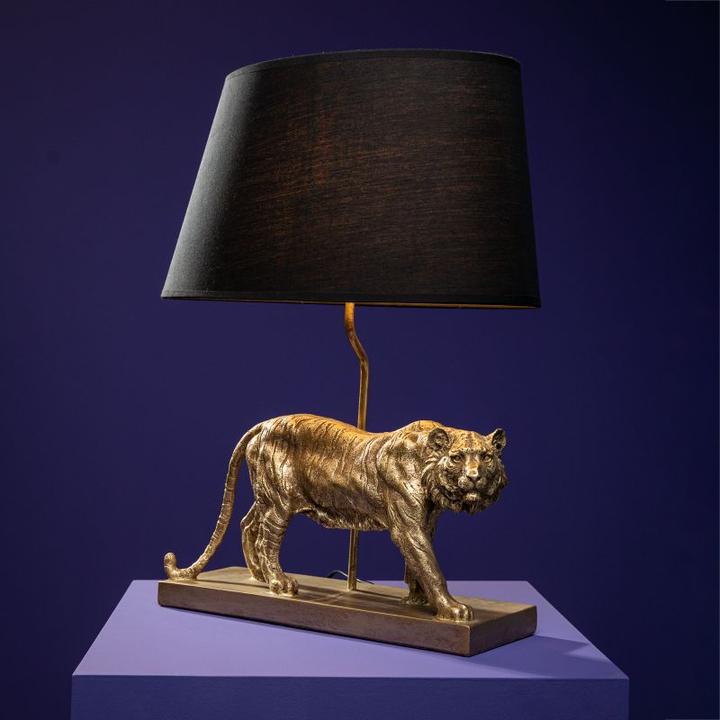 Immagine prodotto Werner Voss Lampada da tavolo Tiger oro nero (E27)