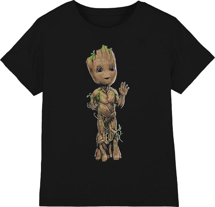 Actual product image Guardians of the Galaxy Unisex Adult Groot Wave T-Shirt (M)