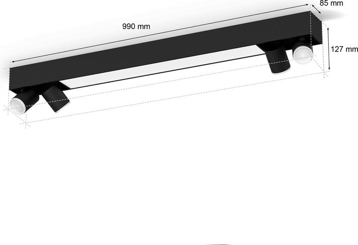 Actual product image Philips Centris (3800 lm, GU10)