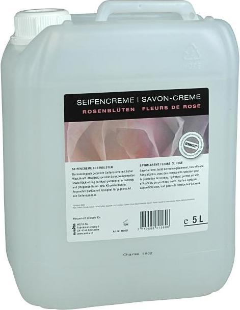 Dreiturm Seifencreme "Rosenblüten" 5 L (Seifenlotion, 5000 ml)