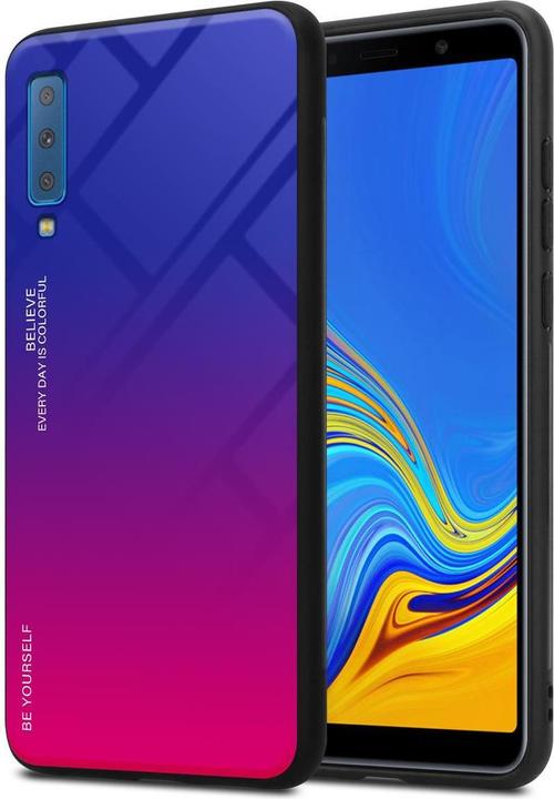 Image du produit Cadorabo Couverture en verre TPU 2 couleurs (Samsung Galaxy A7 (2018))