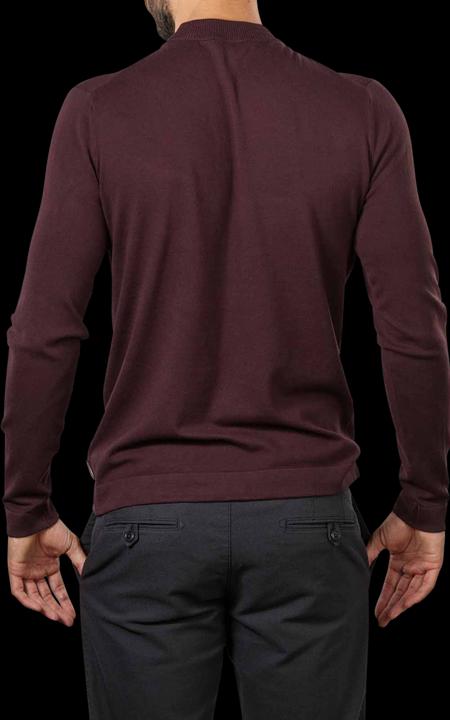 Immagine prodotto Cinque Fine Knit Cigian Pullover Stand Up Collar Dark Red (L)