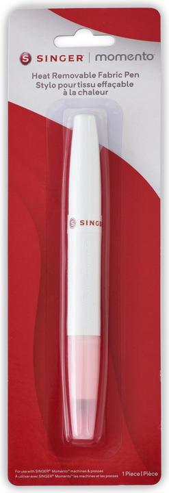 Singer momento™ Heat-soluble fabric marker, red