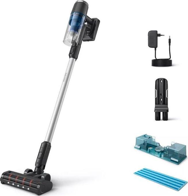 Actual product image Philips Cordless hand and stick vacuum cleaner XC3131/01 Blue/Black