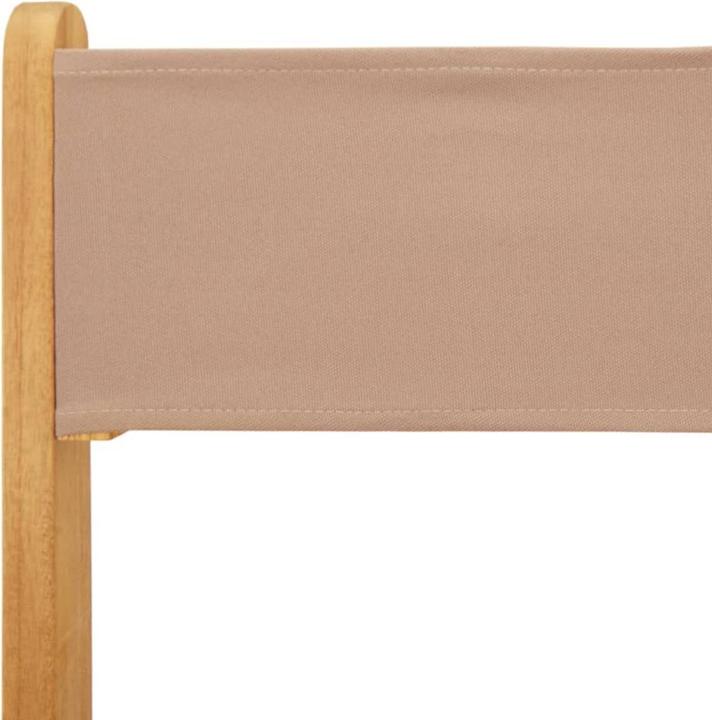 Image du produit VidaXL Chaises de bistrot 2 pcs. Acacia & tissu